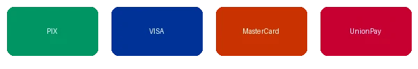 支付方式图标PIX信用卡借记卡